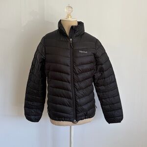 Marmot Lightweight Down Jacket Black Zip M